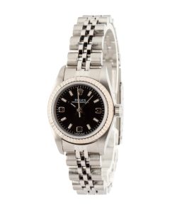 Alternative view of HandMade The Ladies Rolex Oyster Perpetual 76094 Black Dial