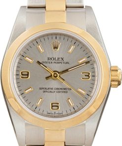 HandMade The Ladies Rolex Oyster Perpetual 76183 Slate Dial