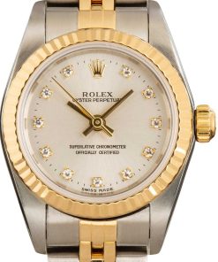 HandMade The Rolex Ladies Oyster Perpetual 76193 Two-Tone