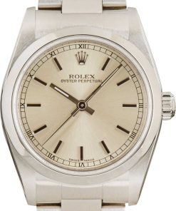 HandMade The Ladies Rolex Oyster Perpetual 77080 Stainless Steel
