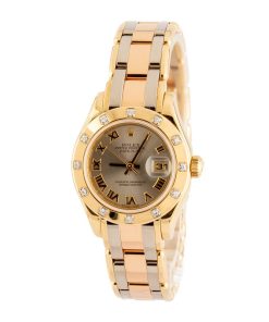 Alternative view of HandMade The Ladies Rolex Pearlmaster 80318