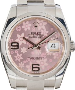HandMade The Rolex Datejust 36 Ref 116200 Pink Floral Dial