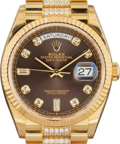 HandMade The Rolex Day-Date 36 Ref 128238 18k Yellow Gold