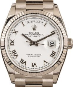 HandMade The Rolex White Gold President 128239