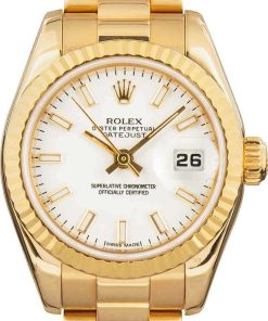 HandMade The Ladies Rolex President 179178 18k Yellow Gold