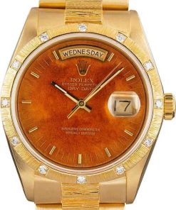 HandMade The Rolex President Day-Date 18078 Wood Dial