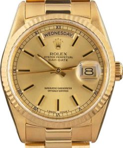 HandMade The Rolex President 18238 Day-Date 18k Yellow Gold