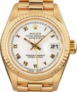 HandMade The Ladies Rolex President 69178 White Roman