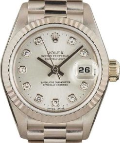 HandMade The Ladies Rolex President 69179 Diamond Dial