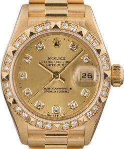 HandMade The Ladies Rolex President 79258 Diamond