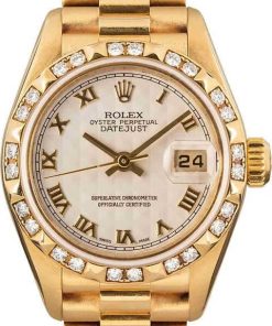 HandMade The Ladies Rolex President 79258 Diamond Bezel