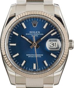 HandMade The Rolex Date 115234 Blue Index Dial