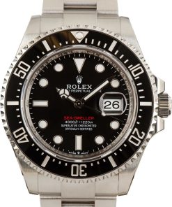 HandMade The Rolex Sea-Dweller Black Dial 126600 Red Lettering