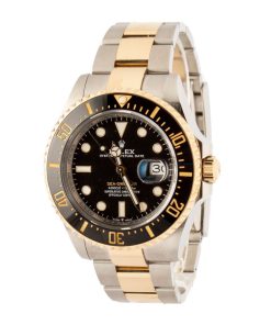 Alternative view of HandMade The Rolex Two Tone Sea-Dweller 126603 Ceramic Bezel
