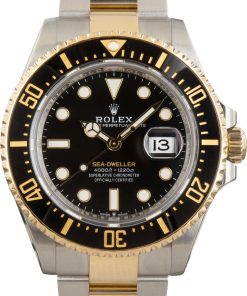 HandMade The Rolex Sea-Dweller Black Dial 126603 Steel & Gold