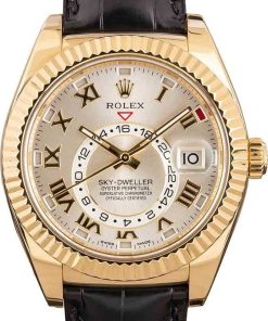 HandMade The Rolex Sky-Dweller 326138 18k Yellow Gold