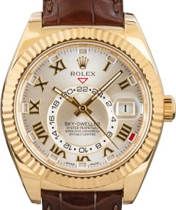 HandMade The Rolex Sky-Dweller 326138 Silver Roman Dial