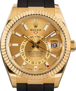 HandMade The Rolex Sky-Dweller 326238 Champagne Dial