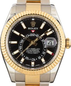 HandMade The Rolex Sky-Dweller 326933 Black Dial Two Tone