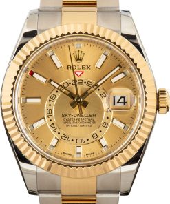 HandMade The Rolex Sky-Dweller 326933 Champagne Dial