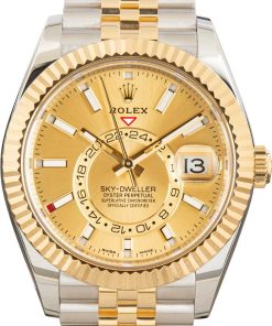 HandMade The Rolex Sky-Dweller Ref 326933 Champagne Dial