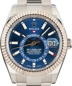 HandMade The Rolex Sky-Dweller Ref 326934 Blue Chromalight Dial