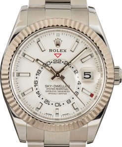 HandMade The Rolex Sky-Dweller 326934 White Luminous Dial
