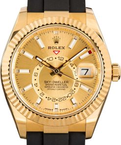 HandMade The Rolex Sky-Dweller Ref 336238 Champagne Dial