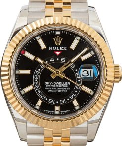 HandMade The Rolex Sky-Dweller Ref 336933 Steel & 18k Yellow Gold