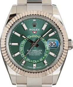 HandMade The Rolex Sky-Dweller Ref 336934 Green Index Dial