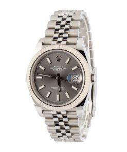 Alternative view of HandMade The Rolex Datejust 41 Ref 126334 Slate Chromalight Dial