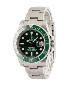 Alternative view of HandMade The Rolex Submariner Hulk 116610LV Green Dial