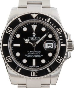 HandMade The Rolex Submariner Ref 116610 Black Chromalight Dial