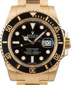 HandMade The Rolex Submariner ref 116618 18k Yellow Gold