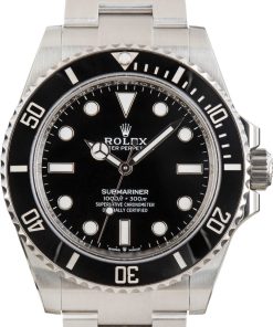 HandMade The Rolex Submariner 124060 Black No Date Dial