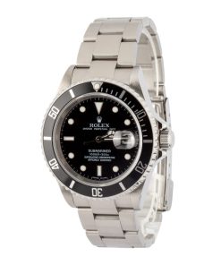 Alternative view of HandMade The Rolex Submariner Ref 16610T No Holes Steel Case