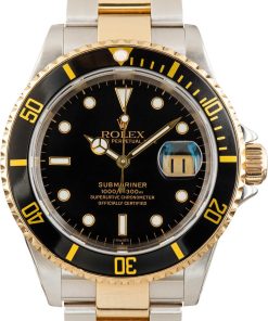 HandMade The Rolex Submariner Two-Tone 16613 Black Watch