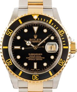 HandMade The Two Tone Rolex Submariner Black 16613