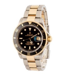 Alternative view of HandMade The Rolex Submariner Two Tone 16613 Black Dial