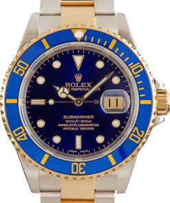 HandMade The Rolex Submariner 16613 Blue Dial Two Tone