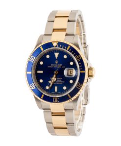 Alternative view of HandMade The Rolex Submariner Ref 16613T Blue Dial