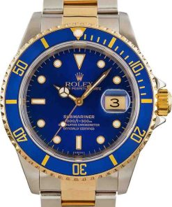 HandMade The Rolex Submariner 16613 Blue Men's Watch