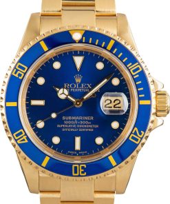 HandMade The Rolex Submariner 16618 Yellow Gold