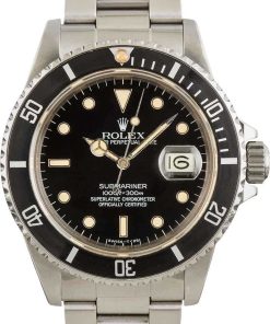 HandMade The Rolex 40MM Submariner 16800 Black Dial