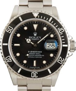 HandMade The Rolex Submariner 16800 Stainless Steel Black Dial