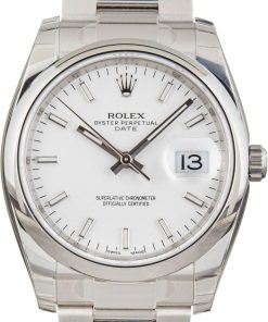 HandMade The Rolex Date Ref 115200 White Dial