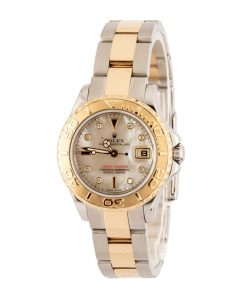 Alternative view of HandMade The Ladies Rolex Yacht-Master 169623 Mother of Pearl Diamond Dial