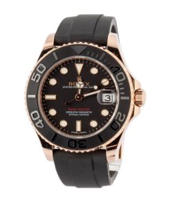 Alternative view of HandMade The Rolex Yacht-Master 37 Ref 268655 Everose Gold on Oysterflex