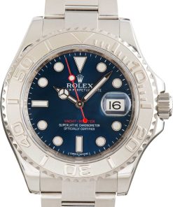 HandMade The Rolex Yacht-Master ref 116622 Blue Dial Platinum Bezel
