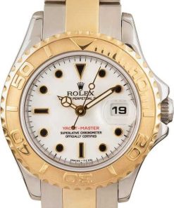 HandMade The Ladies Rolex Yacht-Master 69623 White Dial
